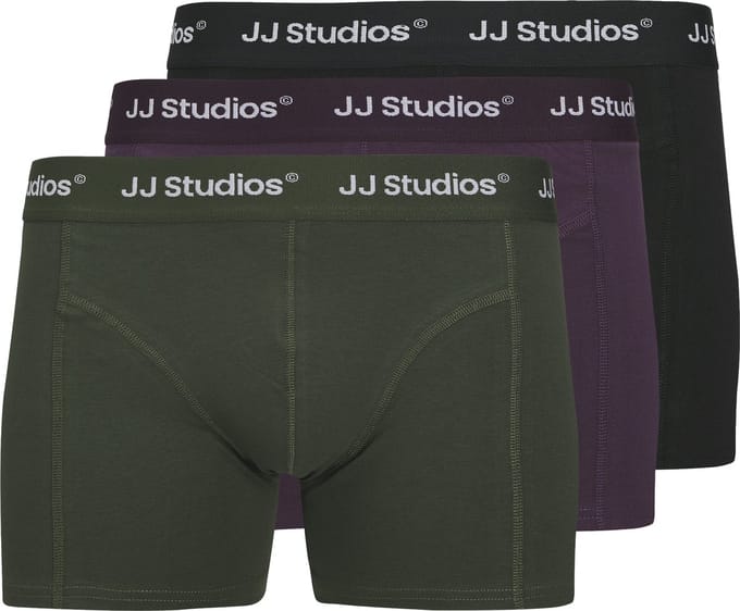 JACK&JONES - JACSOHO SOLID TRUNKS 3 PACK NOOS - Heren - Onderbroeken