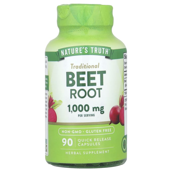 Bietenwortel, 90 Sneloplosbare Capsules (500 mg per capsule)