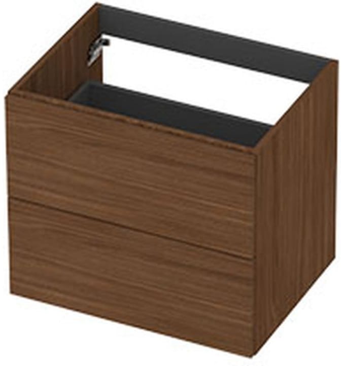 INK - Onderkast 2L Decor Softclose Tbv Greep - 600x450x520 Mm - Warm Walnoot