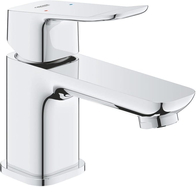 GROHE Dice XS-Size Wastafelmengkraan – Gladde Body – AquaCalibrator (5L/min) – Inclusief QuickTool – Chroom