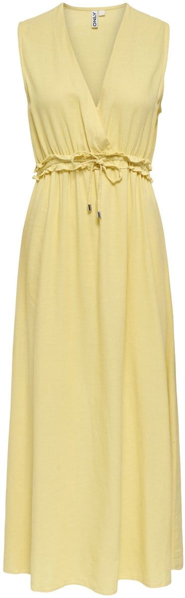 ONLY - ONLGOA SL LINEN BL LONG DRESS CC PNT - Meisjes - Maxi jurken