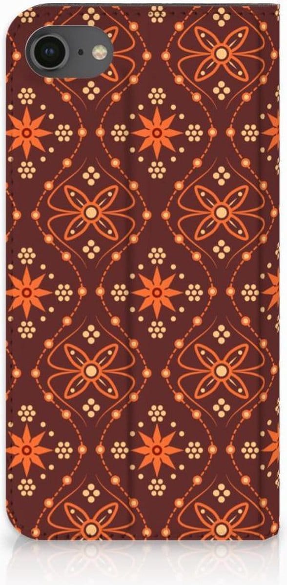 iPhone 7 | 8 | SE (2020) | SE (2022) Hoesje met Magneet Batik Brown