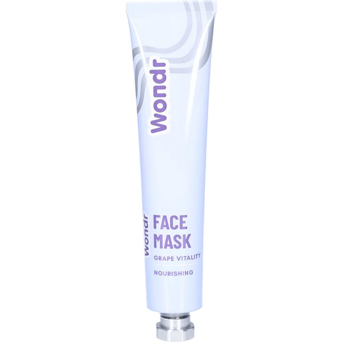 WONDR - Face Mask - Grape Vitality - Hydraterend - Voedend - Alle huidtypes