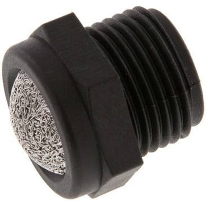 G3/8'' PA Compact Pneumatische Geluiddemper 1.4301 Draadgaas [2 Stuks]