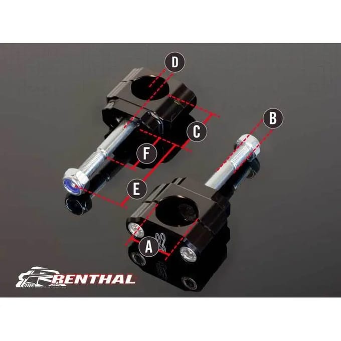 Motorfiets stuur Renthal Ducati Desmo 450 MX 36Tech