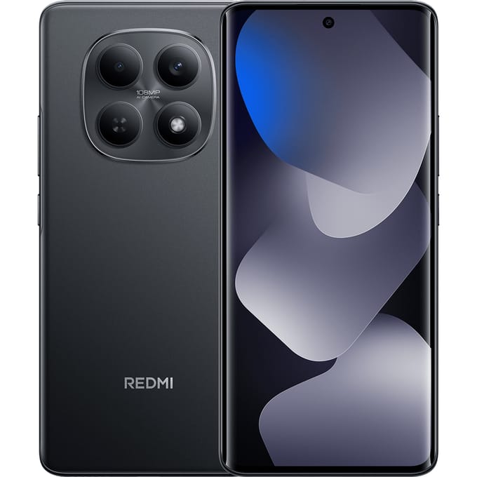 Xiaomi REDMI Note 15 - 8 GB RAM - 128 GB - Zwart - Grote 6000mAh batterij - Robuust schermglas - IP64 stof- en waterbestendig