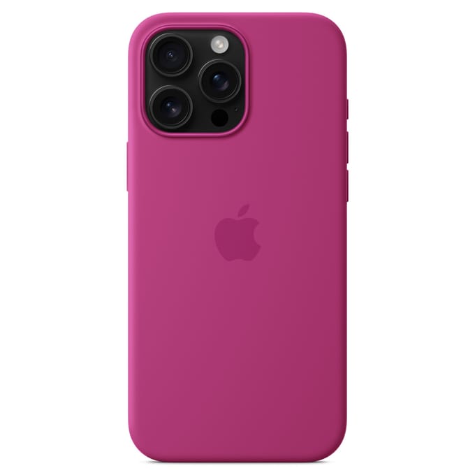 Apple Silicone Backcover MagSafe voor de Apple iPhone 16 Pro Max - Fuchsia