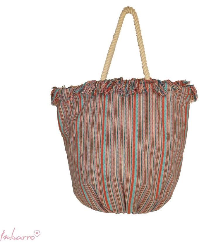 Imbarro Shopper Strandtas Tas - Eularia - Katoen - 48x50 cm