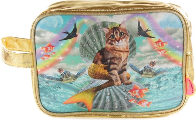Kunstboer - Toilettas Catmermaid - kat - zeemeermin - reizen
