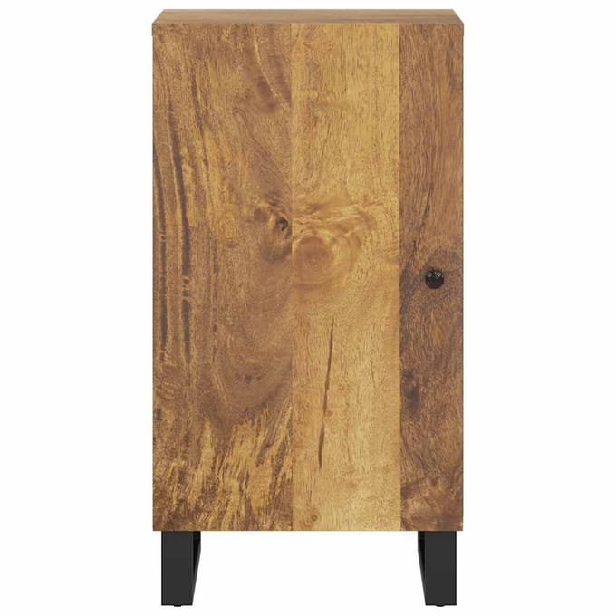 vidaXL - Dressoir - met - deur - 40x31x75 - cm - massief - mangohout