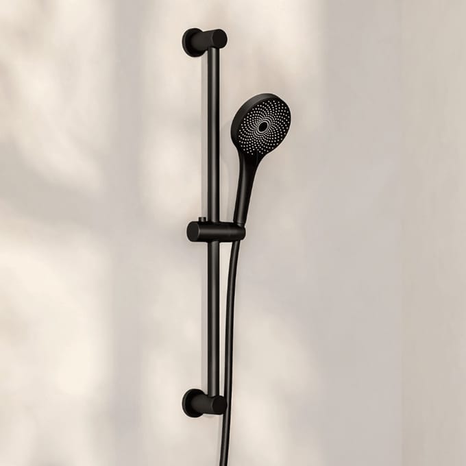 LOMAZOO Doucheset met Handdouche 150 cm Zwart
