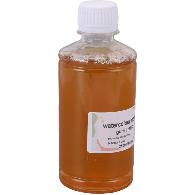 Arabische Gom Vloeibaar 250ml Aquarel Medium Verf Additieven Draagbaar voor Buiten Schetsen white