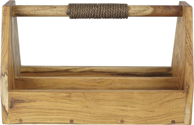 Grill Accessories Caddy ' Bar Be Que L Teak