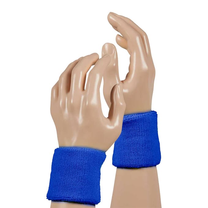 Apollo - Feest polsband - gekleurde polsband kobalt blauw one size