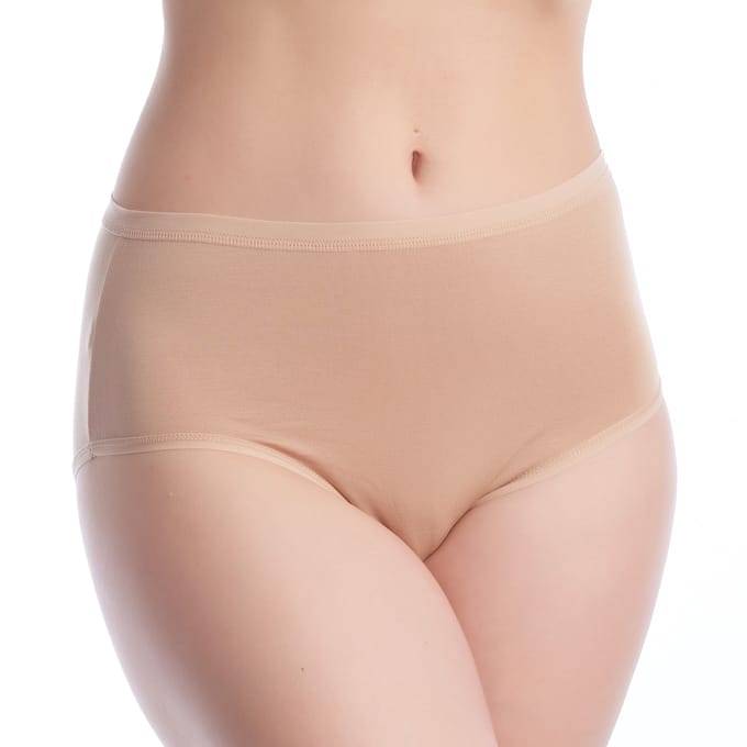 Verpakking van 2 Vrouwen Hoge Slipjes Micromodal Q108