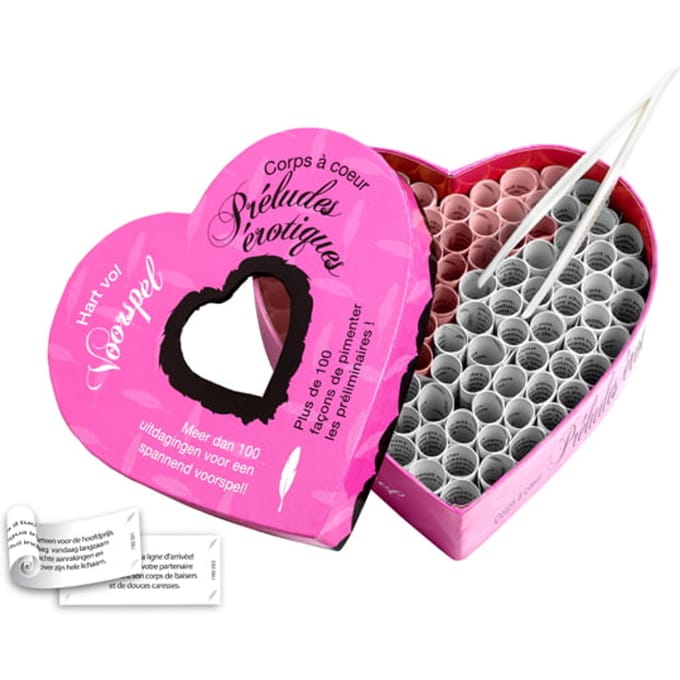 Tease & Please Hart vol Voorspel - Multicolor - Erotisch Bordspel