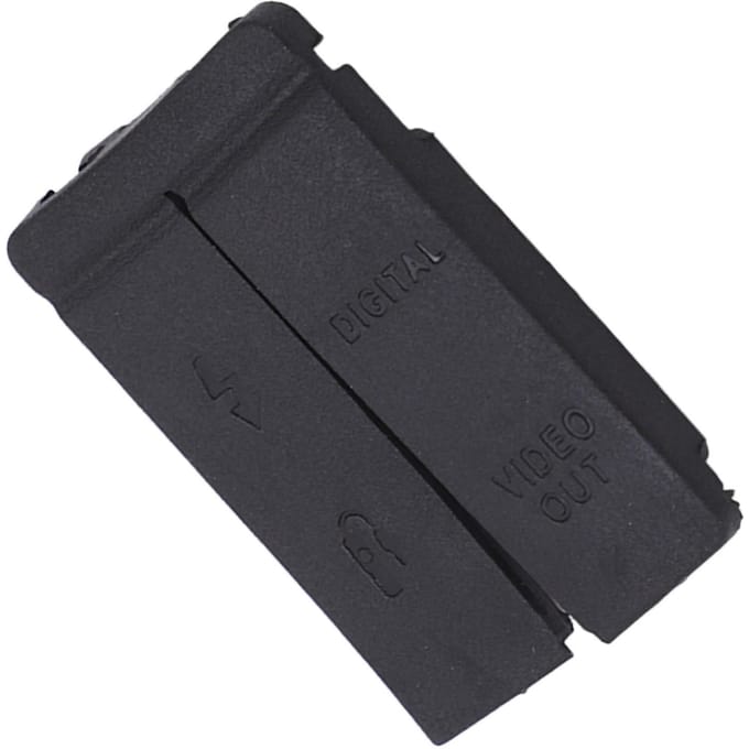 Camera Onderkant Cover Zwart Rubber USB VIDEO OUT Interface Bescherming Onderkant Cover voor 5D Camera