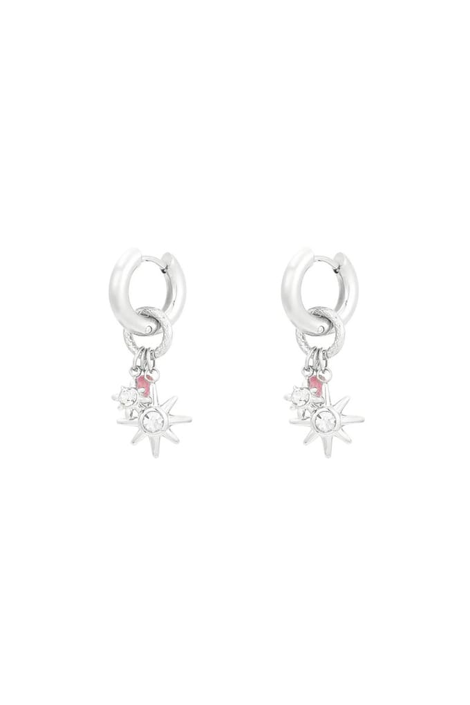 oorbellen pink starlight
