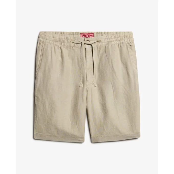 Superdry Merchant Linnen Short Heren - Maat S