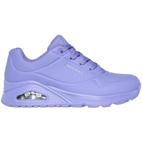Sneakers Skechers Baskets Uno Stand On Air cuir lilas