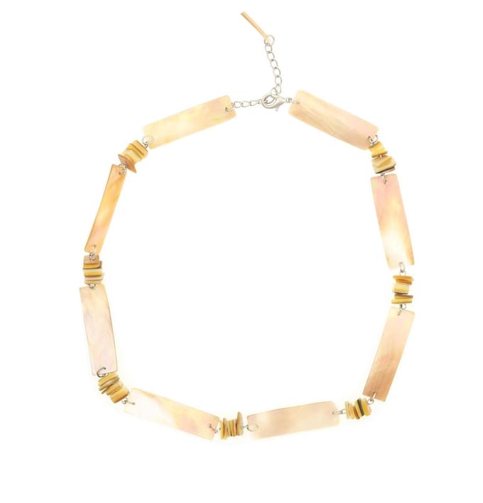 Behave - Ketting Bruin van Schelp - 45 cm - Verstelbaar