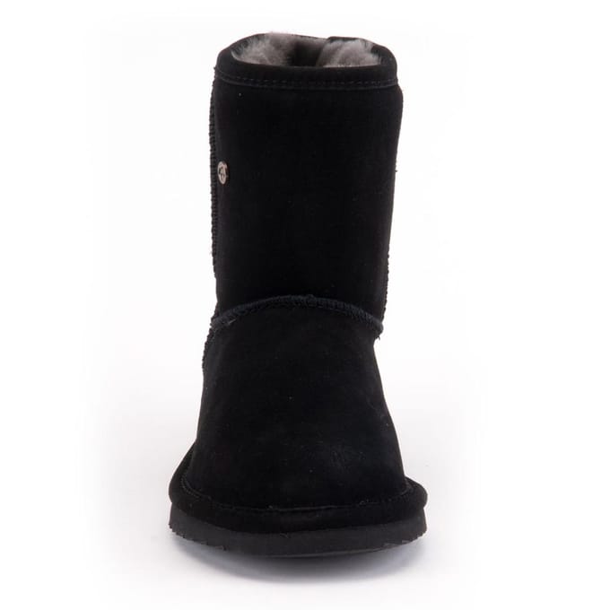 Warmbat - Dames Laars Kangaroo Suede - Zwart - Maat 36