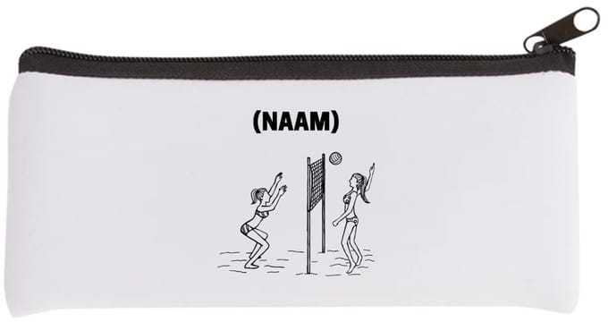 Akyol - volleybal met eigen naam Etui - Volleybal - volleybalster - sport - 20 bij 9 cm