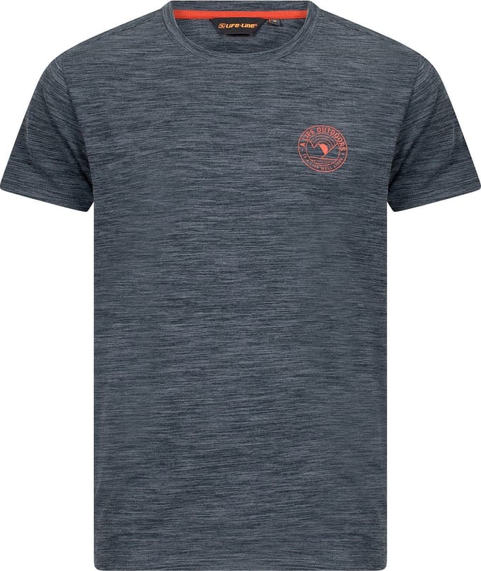 Shirt Enzo zwart melange heren Life Line - S