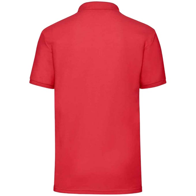 Fruit of the Loom Heren 65/35 Poloshirt (Rood)