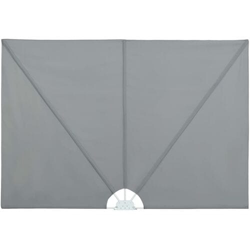 vidaXL - Terrasscherm - inklapbaar - 240x160 - cm - grijs