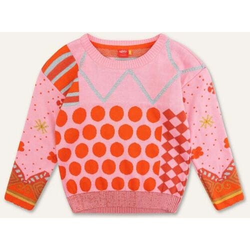 Oilily Kit Sweater- maat98/3T Melon