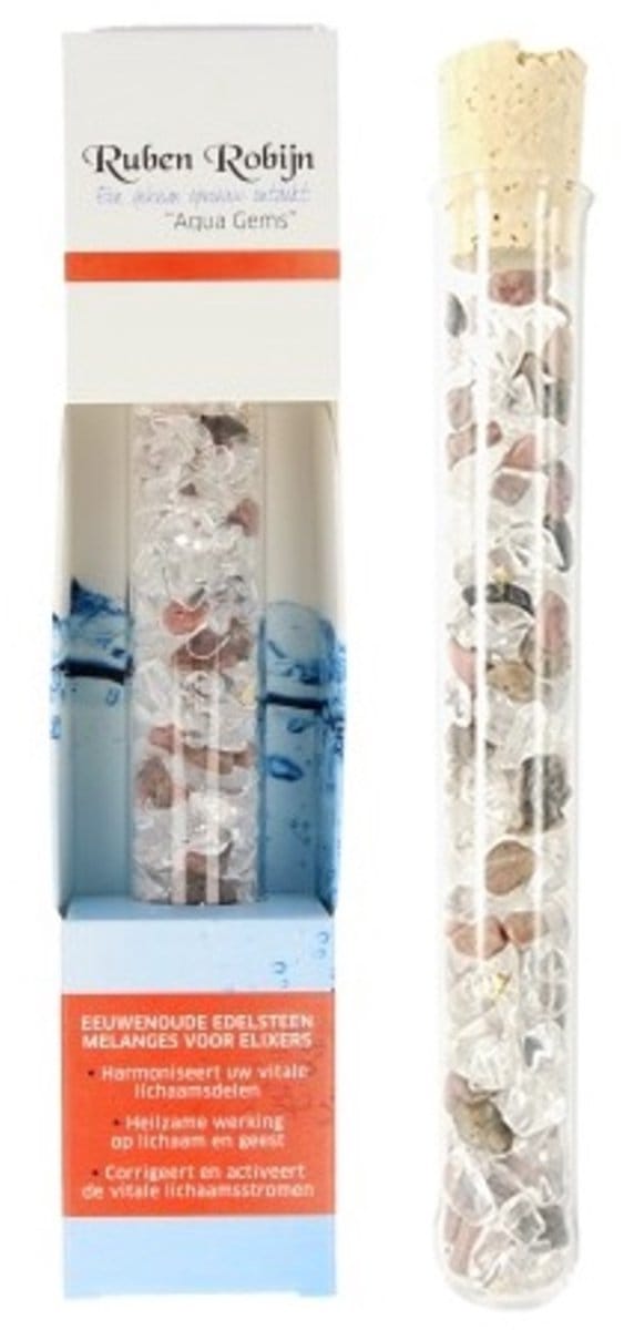 Vergeving & Loslaten small Aqua Gems edelsteenwand