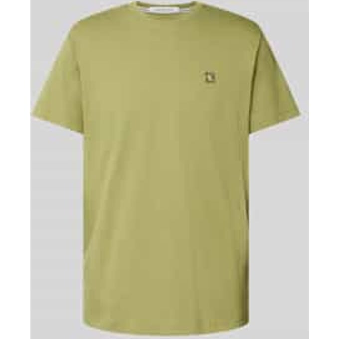 T-shirt met labelbadge, model 'CK EMBRO'