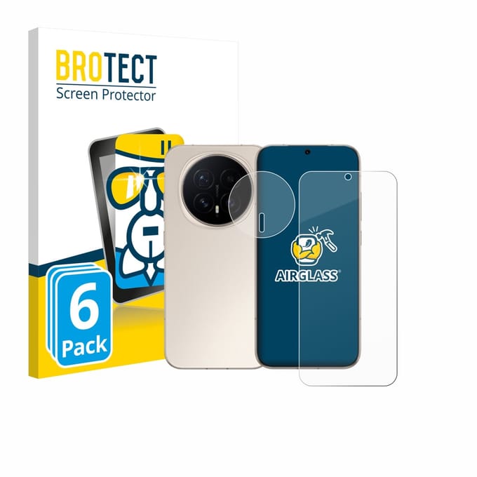 Screenprotector 6 Stuks voor Honor Magic 8 (Voor+Camera) Beschermglas transparant