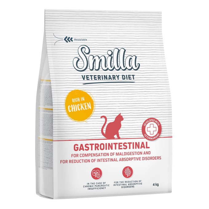 4kg Smilla Veterinary Diet Gastrointestinal Chicken Kattenvoer droog
