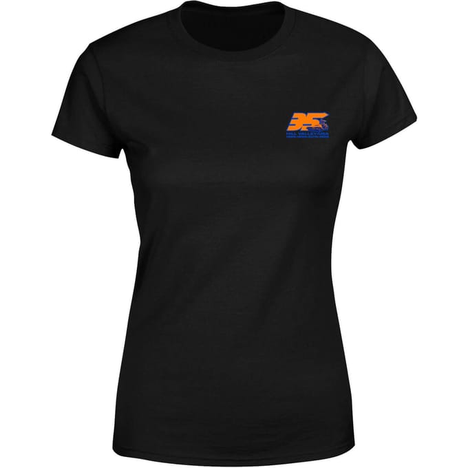 Back To The Future 35 Hill Valley Front Women's T-Shirt - Black - M