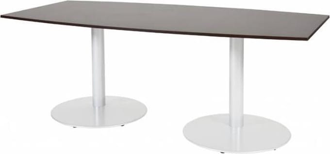 Vergadertafel - Linesto 200x100 tonv. logan - wit frame
