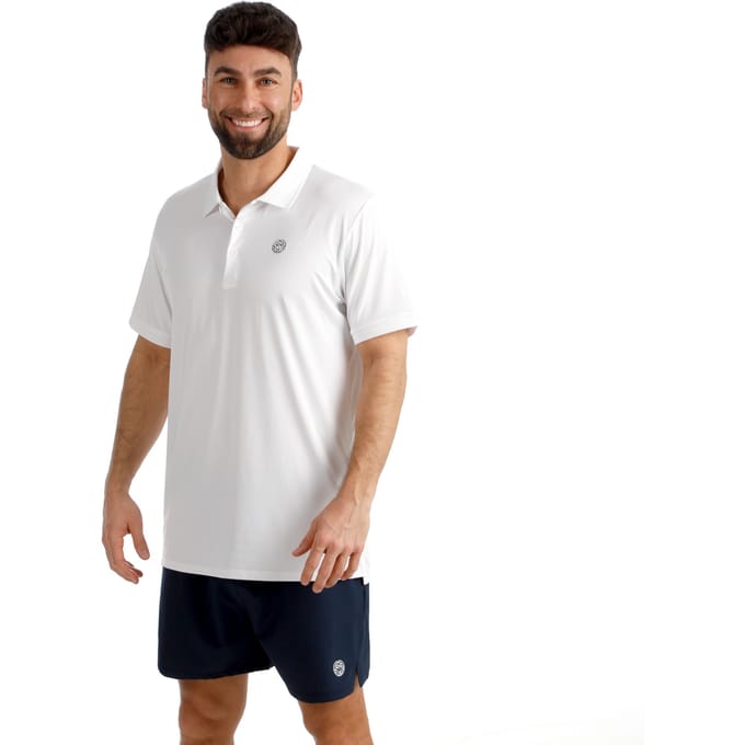 BIDI BADU Crew 2.0 Polo Heren-wit