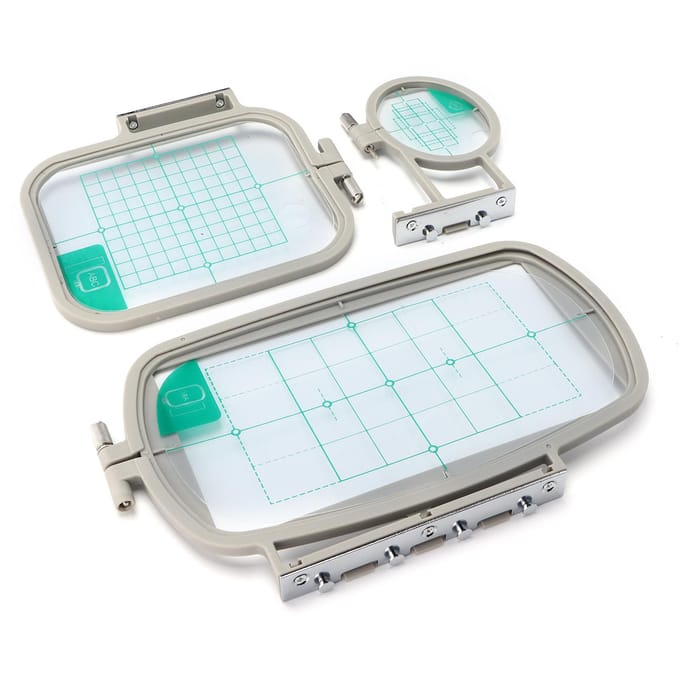 3 stuks Borduurring Sets Huishoudelijke Multifunctionele Borduur-Naaimachine Sets voor Thuisgebruik white