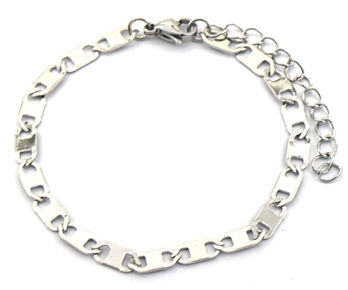 Armband Dames - RVS - Verstelbaar 17-22 cm - Zilverkleurig