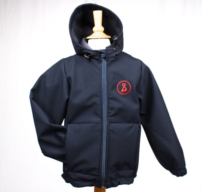 Sint-Ludgardis schooluniform - jas softshell - donkerblauw - maat 6 jaar