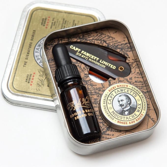 Captain Fawcett Grooming Survival Kit Booze & Baccy