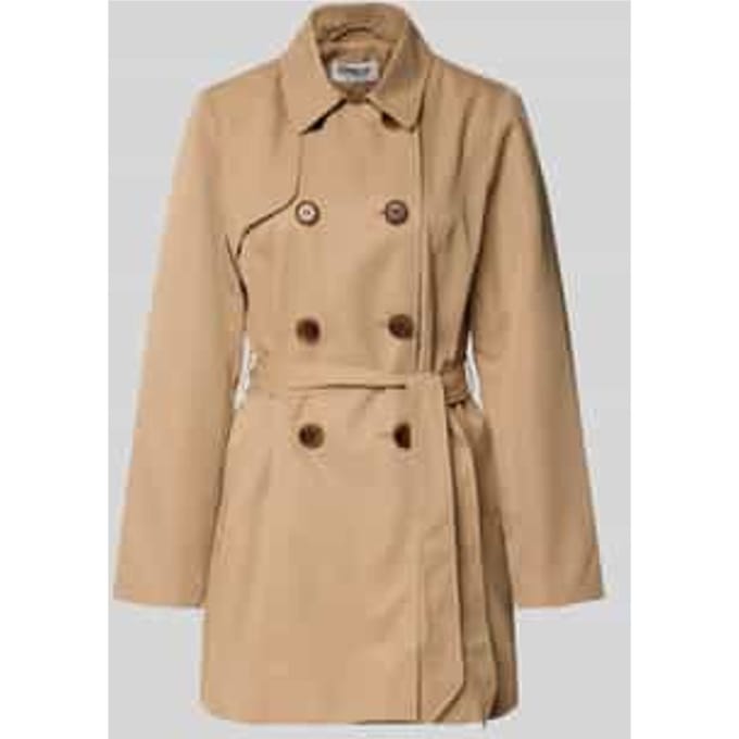 Regular fit Trenchcoat met dubbele knoopsluiting Model 'VALERIE'