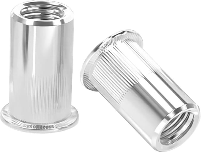 Dailygoods - 50 Stuks M5 Klinkmoeren van Roestvrij Staal