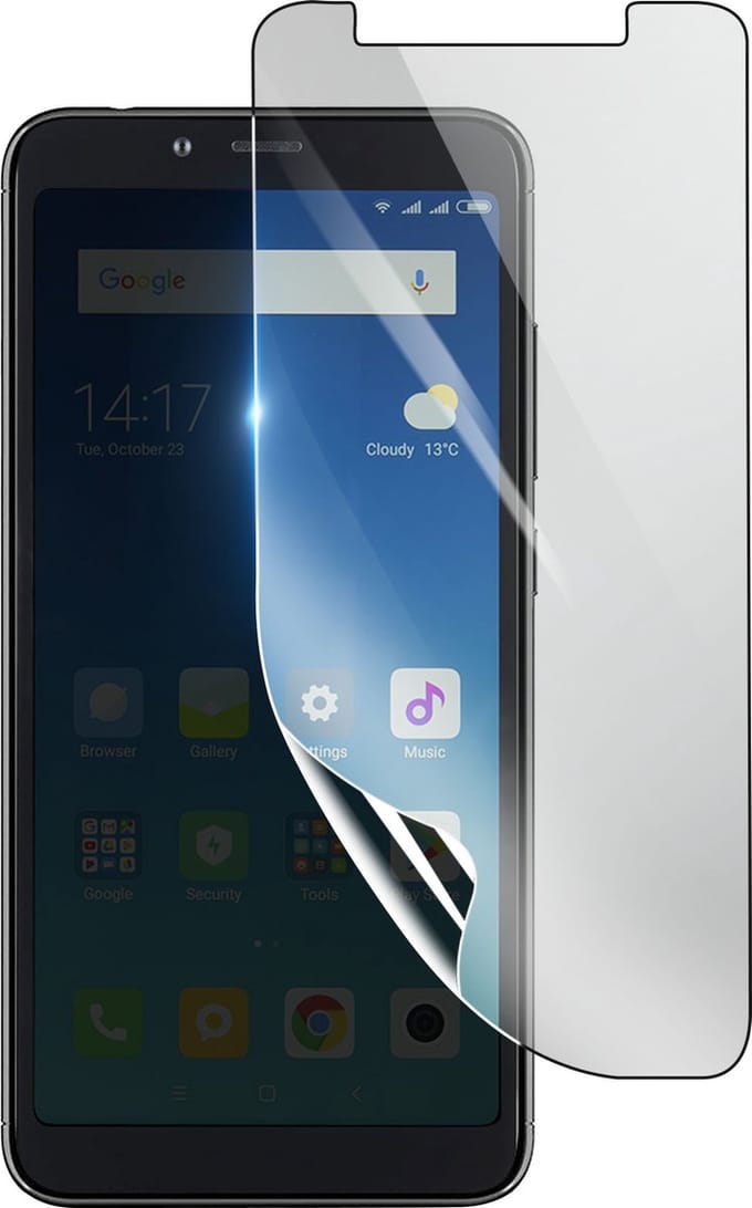 3mk, Geschikt voor Xiaomi Redmi 6A, Schokbestendige Hydrogel Screenprotector, Transparant