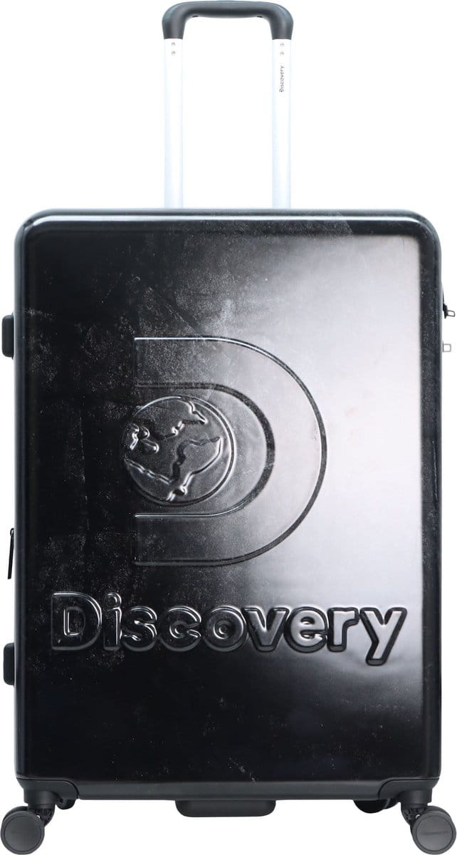 Discovery Stone Harde Koffer / Trolley / Reiskoffer - 77 cm (Large) - Zwart - Zwart / Large