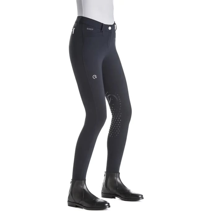 Ego7 Jumping EJ dames rijbroek kneegrip Navy 40