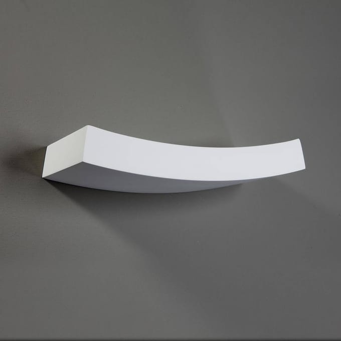 Lindby - Wandlamp - 2lichts - Gips, metaal, glas - H: 7 cm - G9 - wit