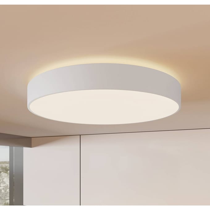 Arcchio LED plafondlamp Vanida, wit, Ø 60 cm, omhoog/omlaag
