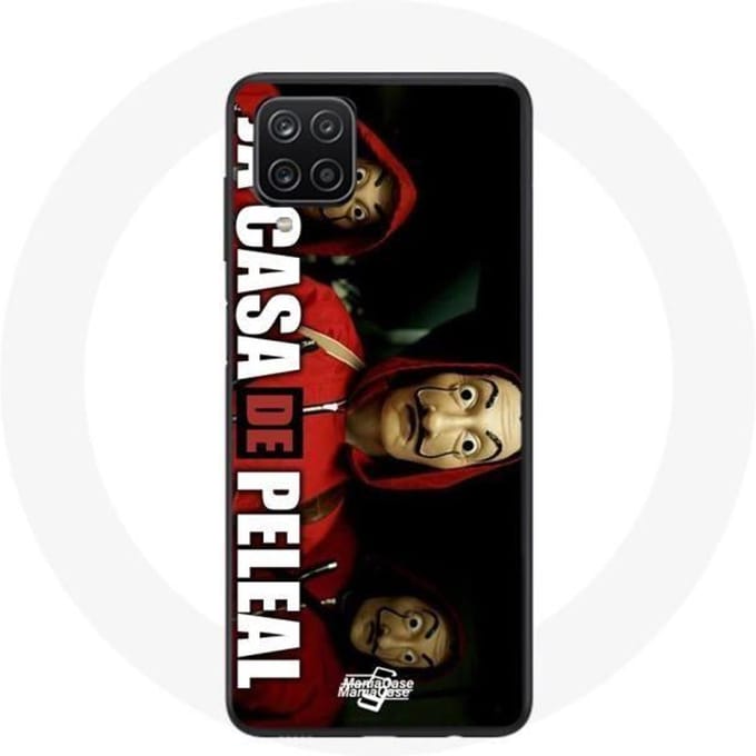 Samsung Galaxy A12 hoesje La casa de papel Dali-maskers